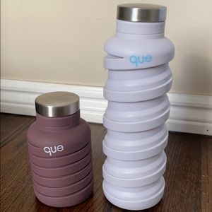 QUE Collapsible Water Bottles
